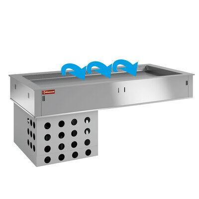 Gekoeld topelement, geventileerd, 4x gn 1/1 | Diamond |, Zakelijke goederen, Horeca | Keukenapparatuur, Nieuw in verpakking, Verzenden