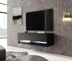 TV-Meubel Asino LED - mat zwart - 100 cm