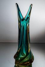 Murano - Vaas - Artistiek vaasobject - Sommerso - hoogte 25