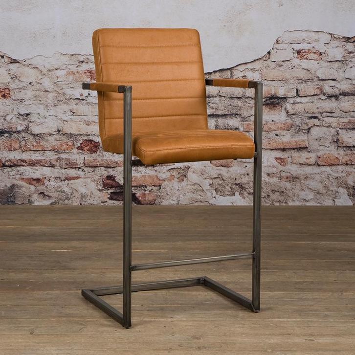 *WOONWINKEL* Tower Living Rocca Stoere Barstoel Industrieel, Huis en Inrichting, Barkrukken, Nieuw, Verzenden