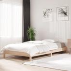 vidaXL Bed stapelbaar 80x200 cm massief grenenhout, Huis en Inrichting, Eenpersoons, Bruin, Verzenden, Nieuw