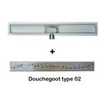 Douchegoot | Kies uit verschillende maten en 5 typen rooster, Doe-het-zelf en Verbouw, Verzenden, Nieuw