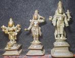 Indiase diëten (3/drie) - Brons - India - 19e eeuw, Antiek en Kunst