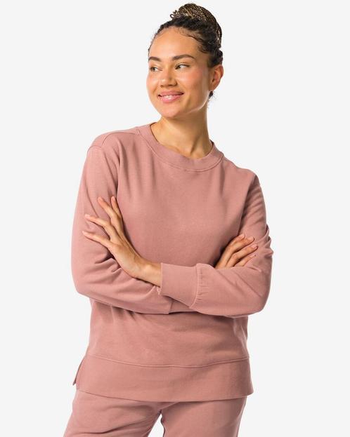 HEMA Dames lounge sweatshirt lichtbruin, Kleding | Dames, Ondergoed en Lingerie, Verzenden