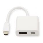 USB C naar DisplayPort adapter - Roline - 0.1 meter, Computers en Software, Pc- en Netwerkkabels, Verzenden, Nieuw