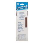 Silverline Schuurbanden - Aluminiumoxide - 75 x 457 mm -..., Doe-het-zelf en Verbouw, Gereedschap | Schuurmachines, Ophalen of Verzenden