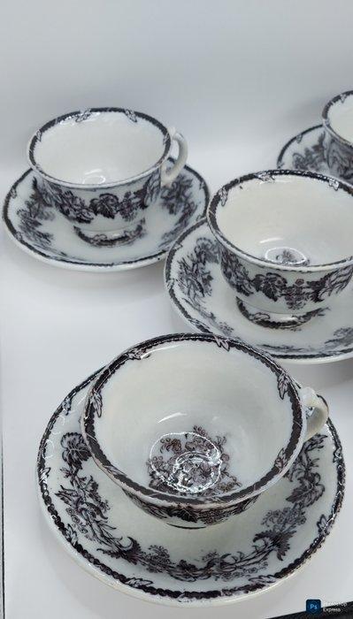 Keramis Boch - Koffie- en theeservies (5) - Althea -, Antiek en Kunst, Antiek | Glas en Kristal