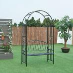 Pergola Barile met bank 205x114x55 cm zwart casa.pro, Verzenden, Nieuw