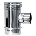 T-stuk Ø150mm met zijuitgang Ø80mm (man of vrouw), Ophalen of Verzenden, Nieuw