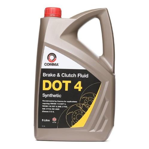 Remvloeistof DOT 4 - 5 liter Comma BF41L (Remsysteem), Auto diversen, Autogereedschap, Nieuw, Verzenden