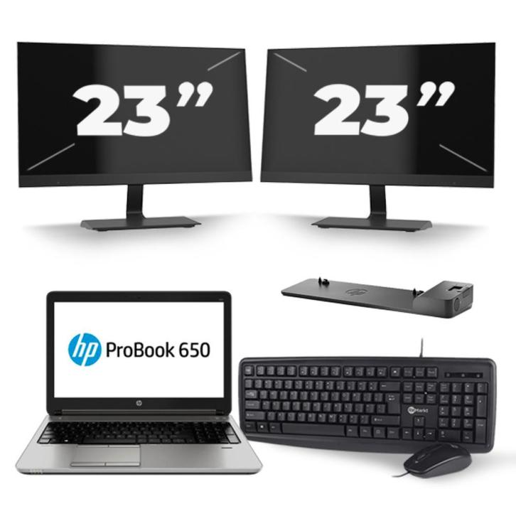 HP ProBook 650 G3 - Intel Core i7-7e Generatie - 15 inch - 1, Computers en Software, Windows Laptops, Zo goed als nieuw, Verzenden