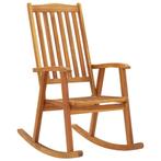 vidaXL Schommelstoel massief acaciahout, Tuin en Terras, Tuinstoelen, Verzenden, Nieuw, Hout