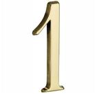 Huisnummer 1 Roman 120 mm Messing PVD, Huis en Inrichting, Woonaccessoires | Overige, Ophalen of Verzenden, Nieuw