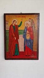 Icoon - Annunciatie - Hout - Handgeschilderd - 28 x 38 cm