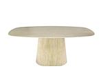 Eettafel Centurio Deens ovaal Travertin keramiek 180x90 cm -, Ophalen of Verzenden, Nieuw