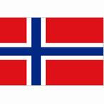 Noorse vlag, vlag Noorwegen, Nieuw, Verzenden