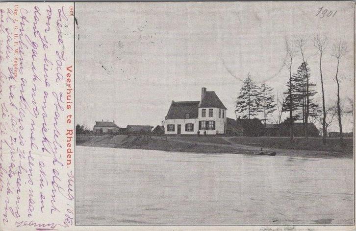 RHEDEN - Veerhuis te Rheden, Verzamelen, Ansichtkaarten | Nederland, Verzenden