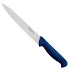 Solea Slagersmes met Ergonomisch Blauw Heft - 21 cm RVS L..., Huis en Inrichting, Ophalen of Verzenden, Nieuw