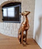sculptuur, Whippet - 52 cm - Aluminium