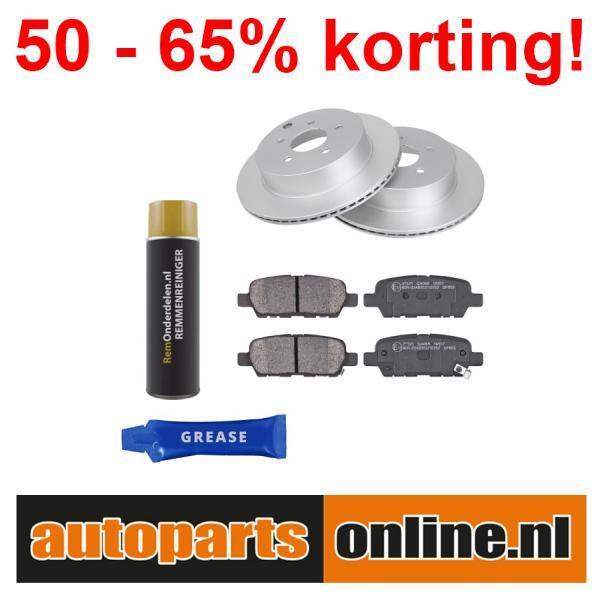 Remschijven + Remblokken Infiniti Fx achterzijde, Auto-onderdelen, Besturing, Nieuw, Infiniti, Verzenden