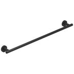 Handdoekrek IVY Enkel Wandmodel 60 cm Mat Zwart PED, Ophalen of Verzenden, Nieuw, Bad