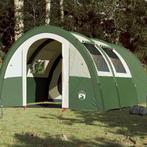vidaXL Tunneltent 4-persoons waterdicht groen, Caravans en Kamperen, Tenten, Verzenden, Nieuw, Tot en met 2