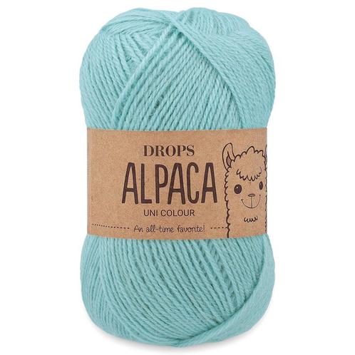 DROPS Alpaca Uni Colour - 2917 turkoois - Wol Garen, Hobby en Vrije tijd, Breien en Haken, Ophalen of Verzenden