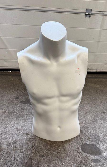 Paspop, Etalagepop Man, B37 x D24 x H63cm, wit, Zakelijke goederen, Kantoor en Winkelinrichting | Winkel en Inventaris