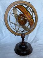 Globe - 1960-1970 - Vintage bronzen armillair bol, met de, Antiek en Kunst