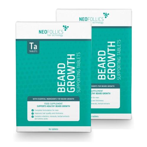 Neofollics Beard Growth Supporting Tablets - 2x60st, Sieraden, Tassen en Uiterlijk, Uiterlijk | Haarverzorging, Overige typen