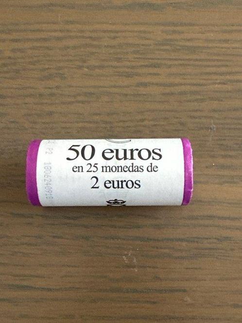 Andorra. 2 Euro 2024 (25 coins) in roll (Zonder, Postzegels en Munten, Munten | Europa | Euromunten