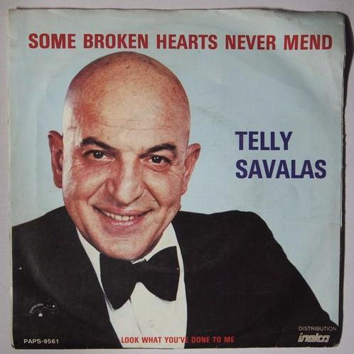Telly Savalas - Some broken hearts never mend - Single, Cd's en Dvd's, Vinyl Singles, Single, Gebruikt, 7 inch, Pop