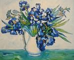 Daprés Van Gogh (XX) - NO RESERVE - Iris in White Vase