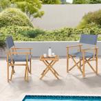 Bistroset Capistrello 3-delig tuintafel met 2 tuinstoelen ho, Tuin en Terras, Verzenden, Nieuw