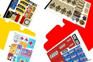 Originele LEGO® stickers voor uw LEGO set nodig?