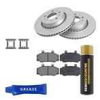 Voordeelset Remschijven + Remblokken VOLVO 740 2.3 Turbo voo, Auto-onderdelen, Verzenden, Nieuw