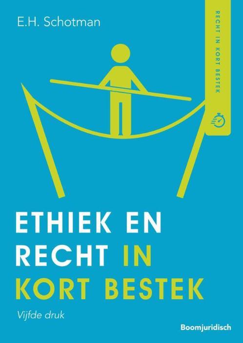 HBO reeks   Ethiek en recht in kort bestek 9789462906464, Boeken, Studieboeken en Cursussen, Zo goed als nieuw, Verzenden