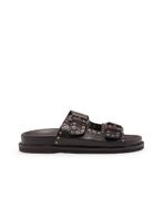 LISA & JO slippers dames 41 zwart, Kleding | Dames, LISA & JO, Verzenden, Nieuw, Zwart