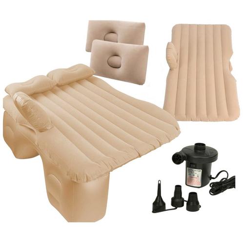 Ikonka Opblaasbaar Automatras Met 2 Kussens En Pomp 130cm x, Caravans en Kamperen, Kampeeraccessoires, Ophalen of Verzenden