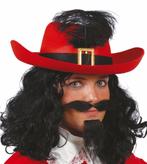 Musketier Hoed Rood, Verzenden, Nieuw
