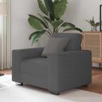 vidaXL Fauteuil 60 cm corduroy stof donkergrijs, Verzenden, Nieuw, Eenpersoons, Stof
