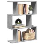 vidaXL Kamerscherm / boekenkast 3-laags 70x24x97 cm hout, Verzenden, Nieuw, Overige houtsoorten