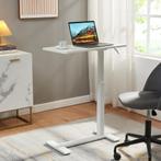 Bijzettafel Klirg in hoogte verstelbaar 68x36x66-92 cm wit m, Huis en Inrichting, Tafels | Bijzettafels, Verzenden, Nieuw