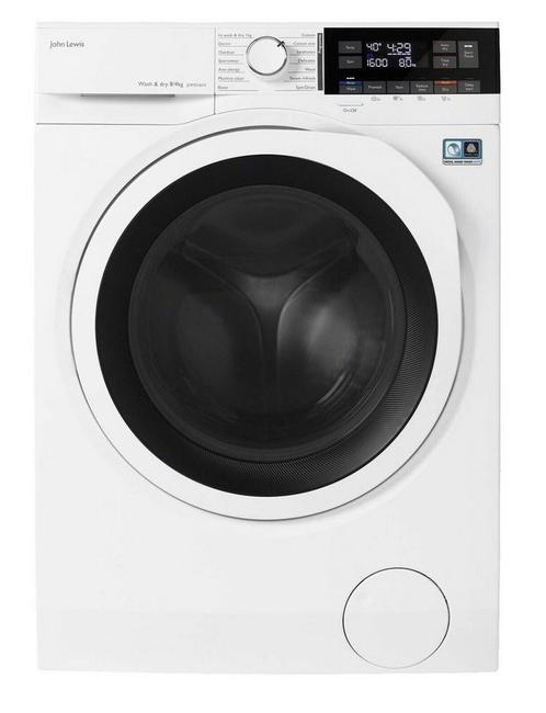 John Lewis Jlwd1614 Was-droogcombi 8kg- 4kg 1600t, Witgoed en Apparatuur, Was-droogcombinaties, 85 tot 90 cm, Ophalen of Verzenden