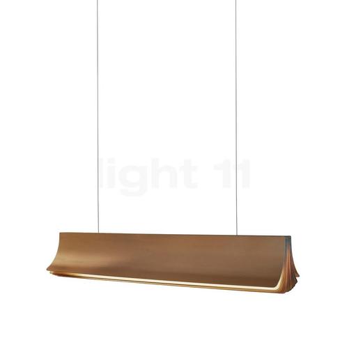 DCW Respiro Hanglamp LED, goud - 90 cm (Hanglampen), Huis en Inrichting, Lampen | Hanglampen, Nieuw, Verzenden