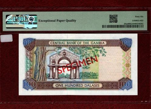 Gambia. - 1 x 100 Dalasi - ND (2001) - Pick 24as - SPECIMEN-, Postzegels en Munten, Munten | Nederland
