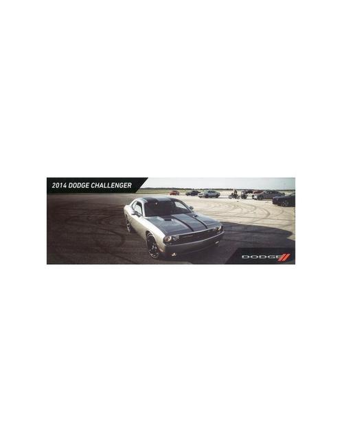 2014 DODGE CHALLENGER BROCHURE ENGELS DUITS FRANS, Boeken, Auto's | Folders en Tijdschriften