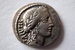 Romeinse Republiek. Mn. Acilius Glabrio, 49 v.Chr.. Denarius