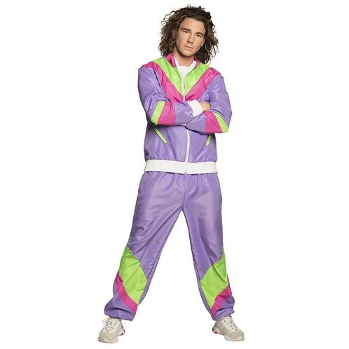 Fout Trainingspak Retro Paars Jeronimo, Kleding | Dames, Carnavalskleding en Feestkleding, Nieuw, Ophalen of Verzenden