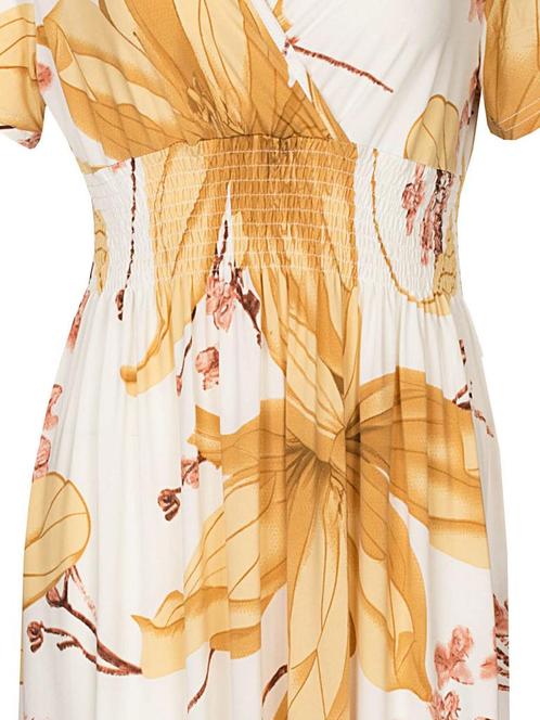 Maxi Jurk Benthe Wit, Kleding | Dames, Jurken, Verzenden